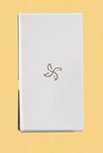 IndoAsian Make Shynora 1 way 6A Switch with fan marking  1 Module White Color