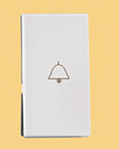 IndoAsian Make Shynora Bell Push  1 Module White Color