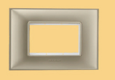 Indo Asian Make Shynora 3 Module Plate & Frame Milan Gold Color